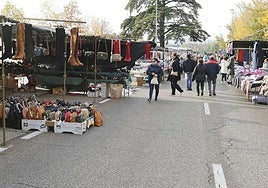 Imagen de archivo de un mercadillo.