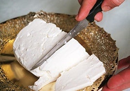 Queso fresco de Burgos.
