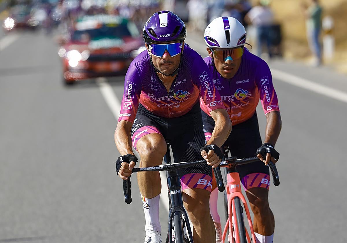 Mario Aparicio y Sergio Chumil, al ataque en los kilómetros finales.