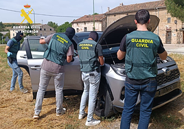 Uno de los coches robados por dicha red