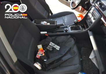 Detenido el presunto autor de varios robos con destrozos en coches de Burgos