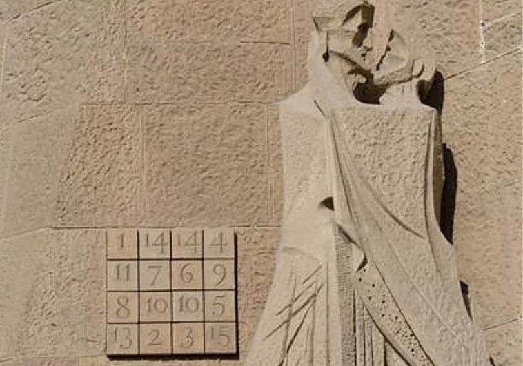 El cuadrado mágico que tiene como referencia el número 60.