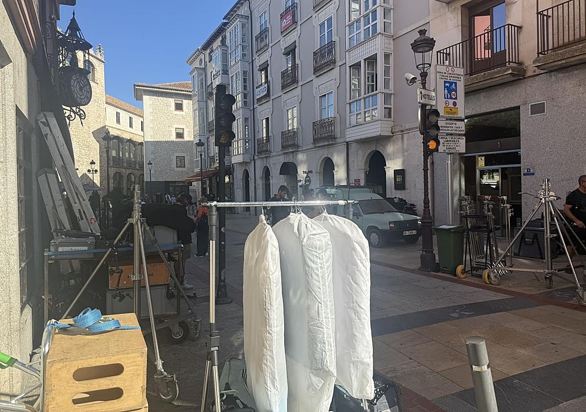 Imagen principal - El restaurante de Burgos que se convierte en escenario de una superproducción de cine