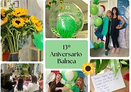Balnea celebra su 13º aniversario con gratitud y buen ambiente
