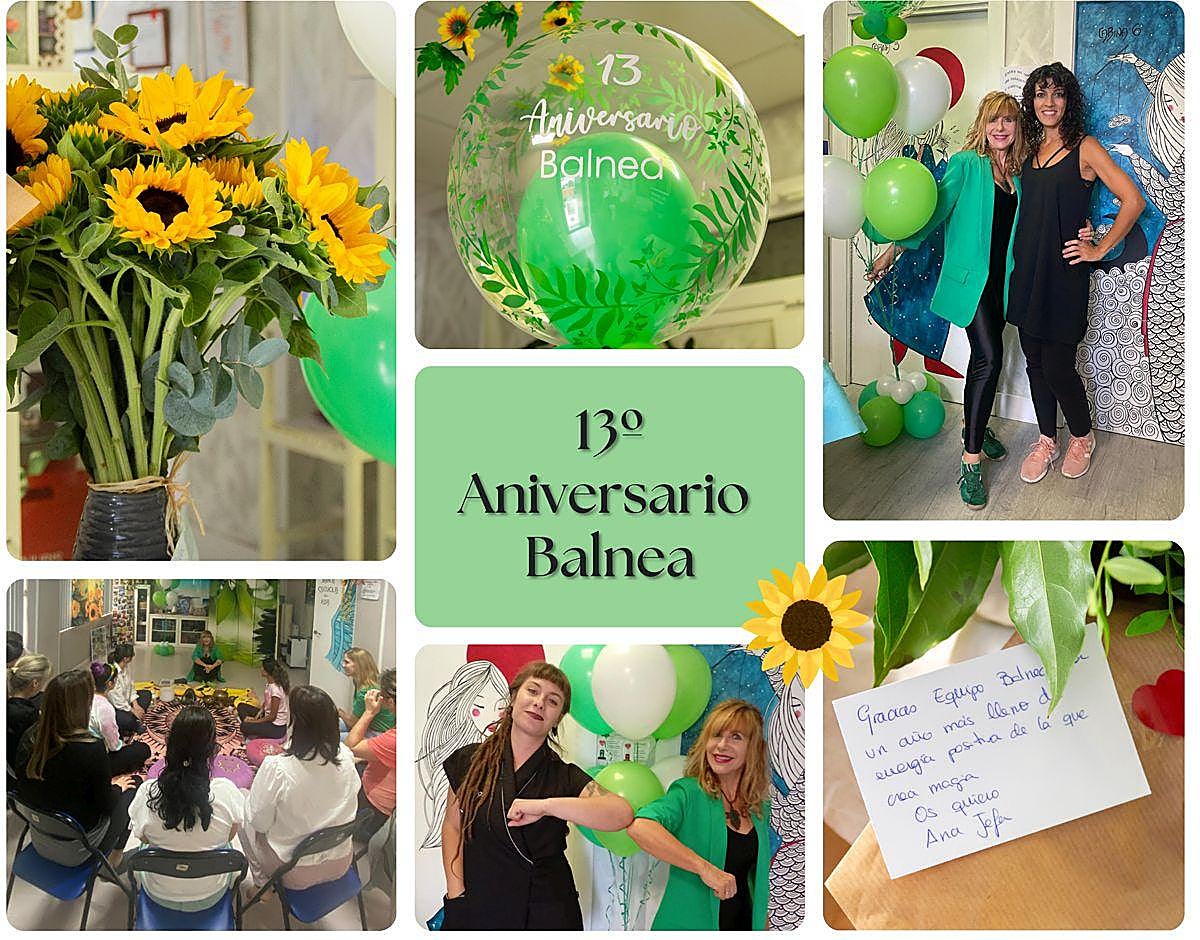 Balnea celebra su 13º aniversario con gratitud y buen ambiente