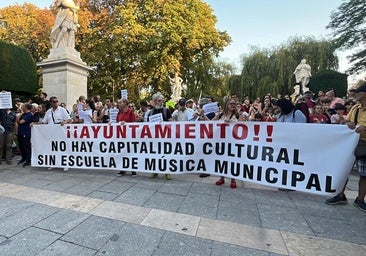 Un millar de personas exige al Ayuntamiento de Burgos que mantenga la Escuela Municipal de Música