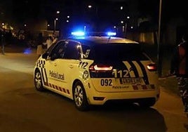Imagen de una patrulla de la Policía Local de Burgos.