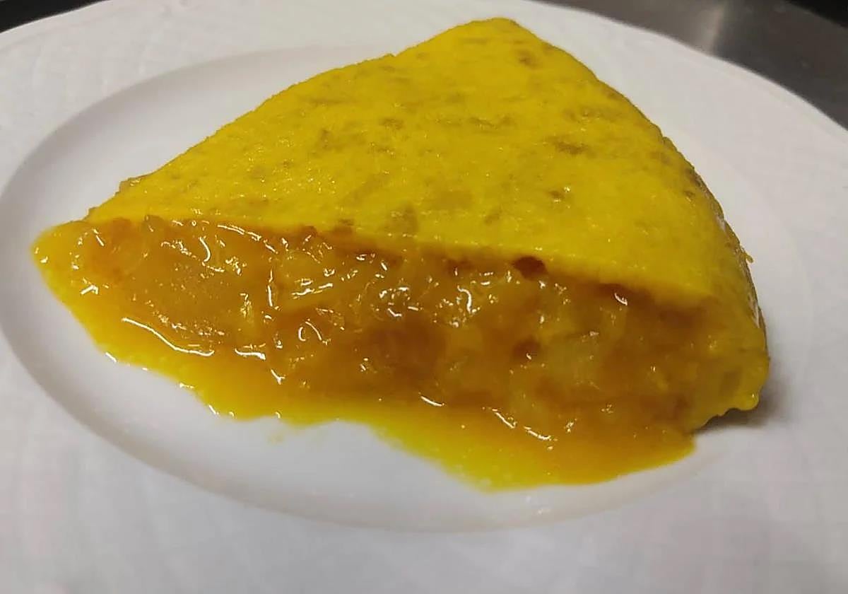 Imagen de archivo de la tortilla de patata del Mesón El Viso.