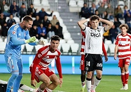 David González, lamentándose de una ocasión fallada.