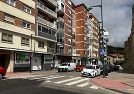 Paso de peatones en la calle San Francisco.