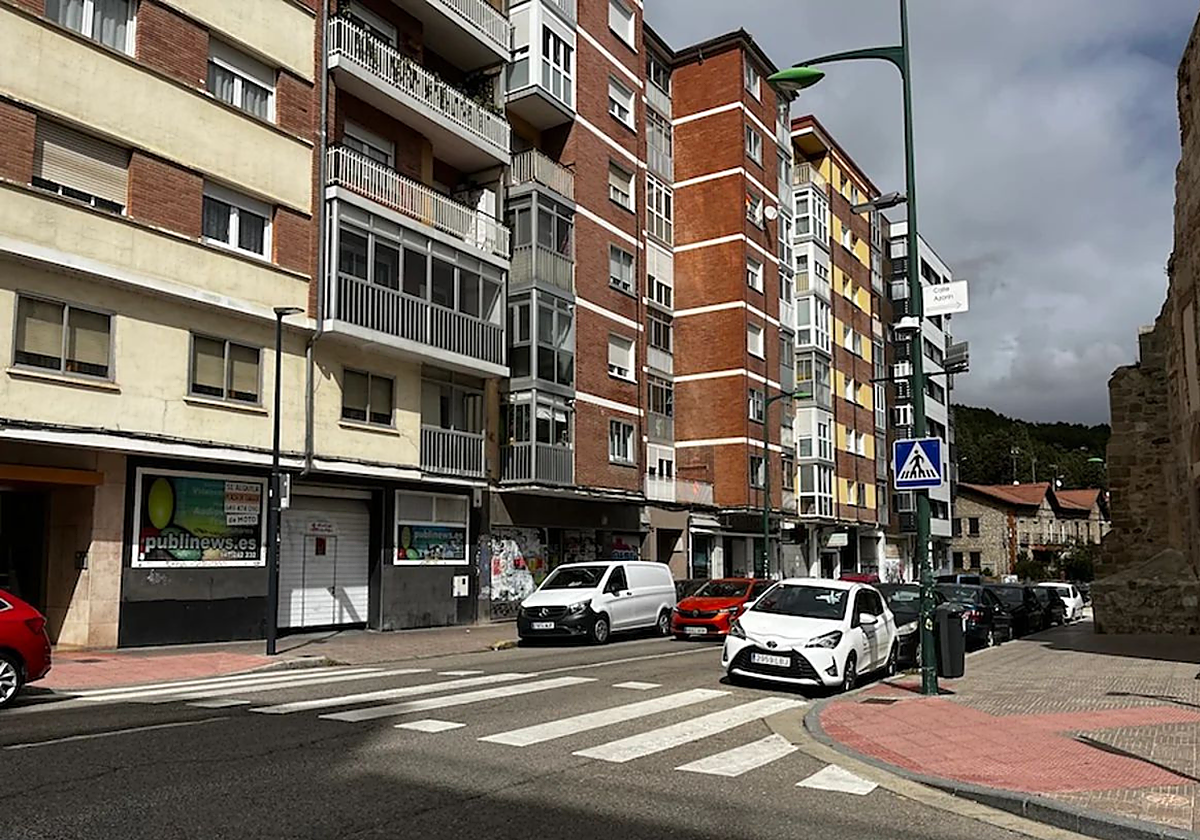 Paso de peatones en la calle San Francisco.