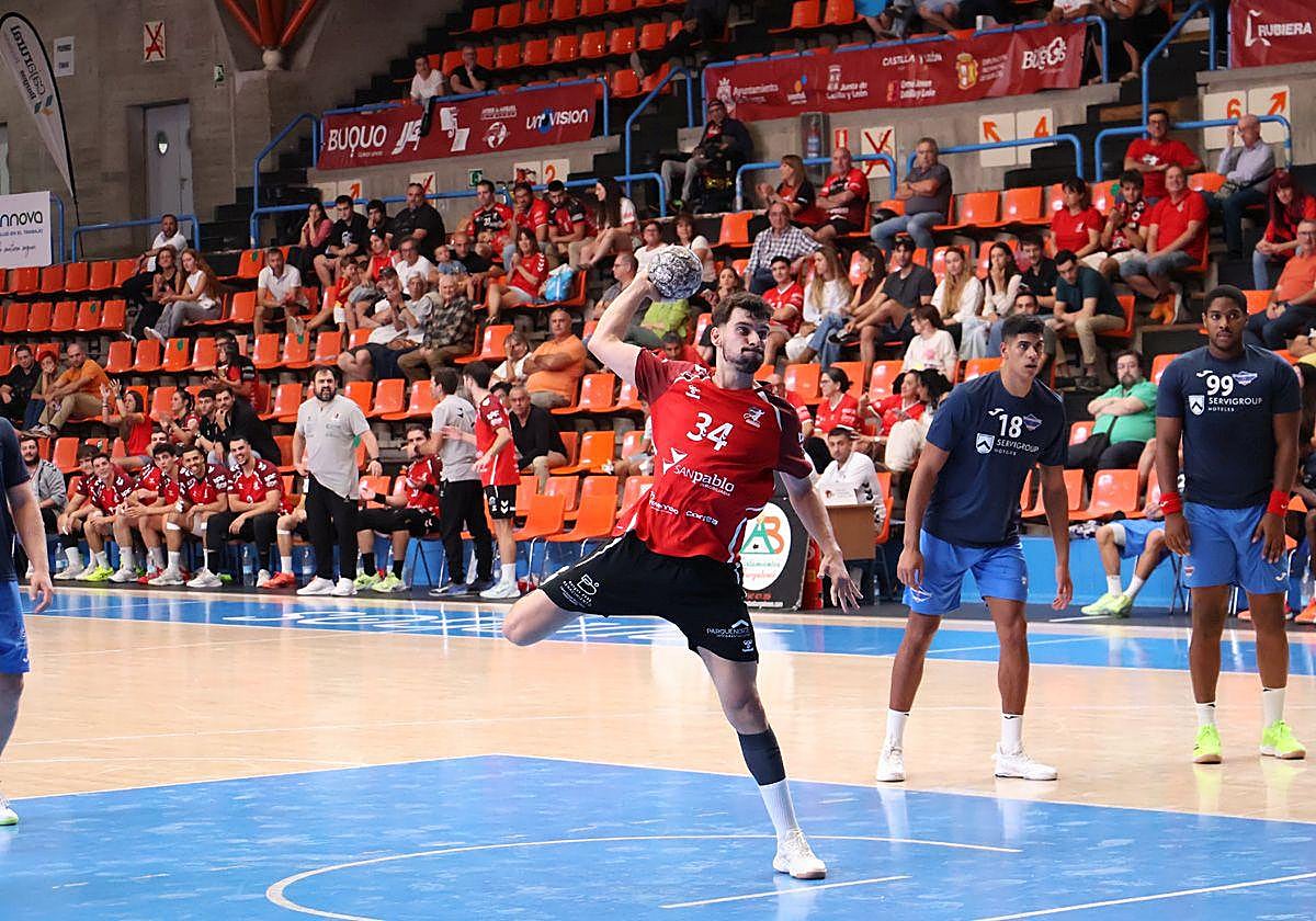 Miguel Malo, durante un encuentro con el UBU San Pablo Burgos.