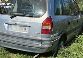 Vehículo robado en la provincia de Burgos.