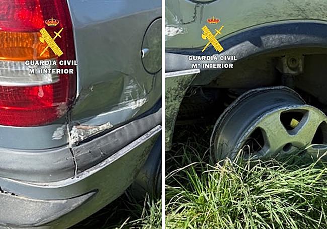 Vehículo robado en la provincia de Burgos.