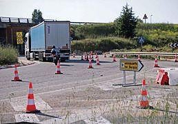 Arrancan las esperadas obras en la rotonda del aeropuerto de Burgos con cortes de tráfico hasta agosto