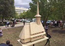 Maqueta de la nueva iglesia ortodoxa que se construirá en Burgos.