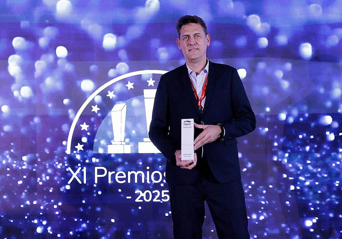 El director-gerente de la Sociedad Municipal,Antonio García Pastrana,recogió el premio.