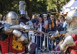 Fuentes Blancas se ha convertido en escenario de luchas medievales.