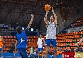 Imagen de un entrenamiento del San Pablo en El Plantío.