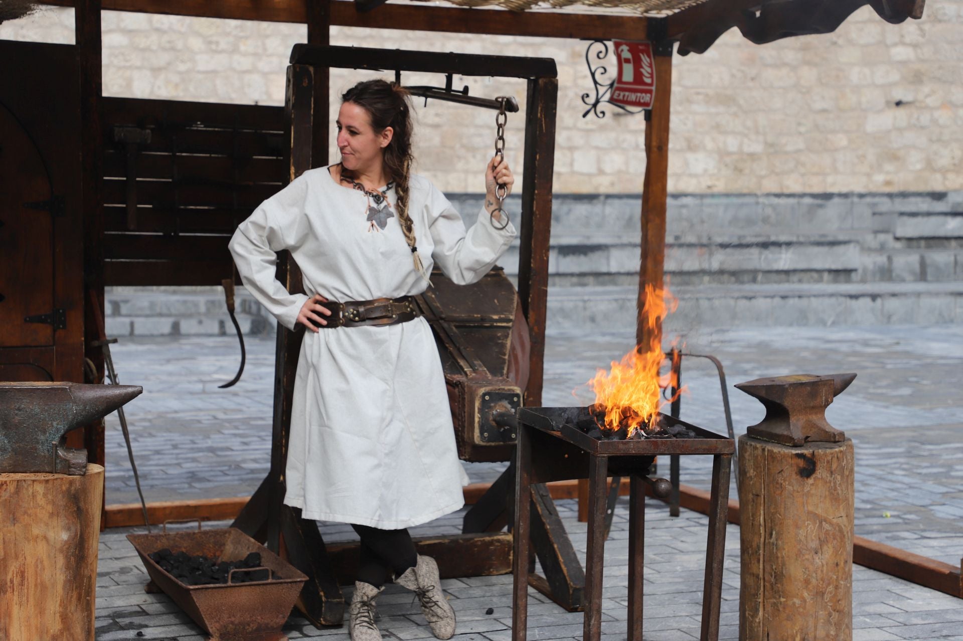 La forja de las espadas del Cid, en imágenes