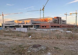 La obra del nuevo hospital de Aranda de Duero va cumpliendo plazos.