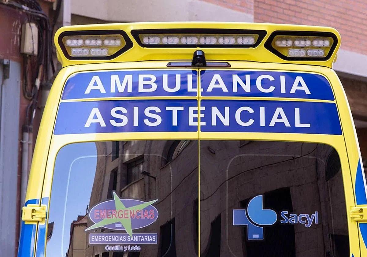 Una ambulancia de Sacyl.