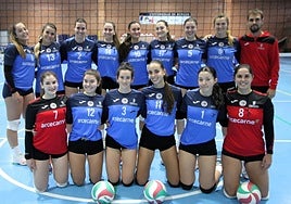 Equipo de Universidad de Burgos de voley femenino de Primera Nacional.