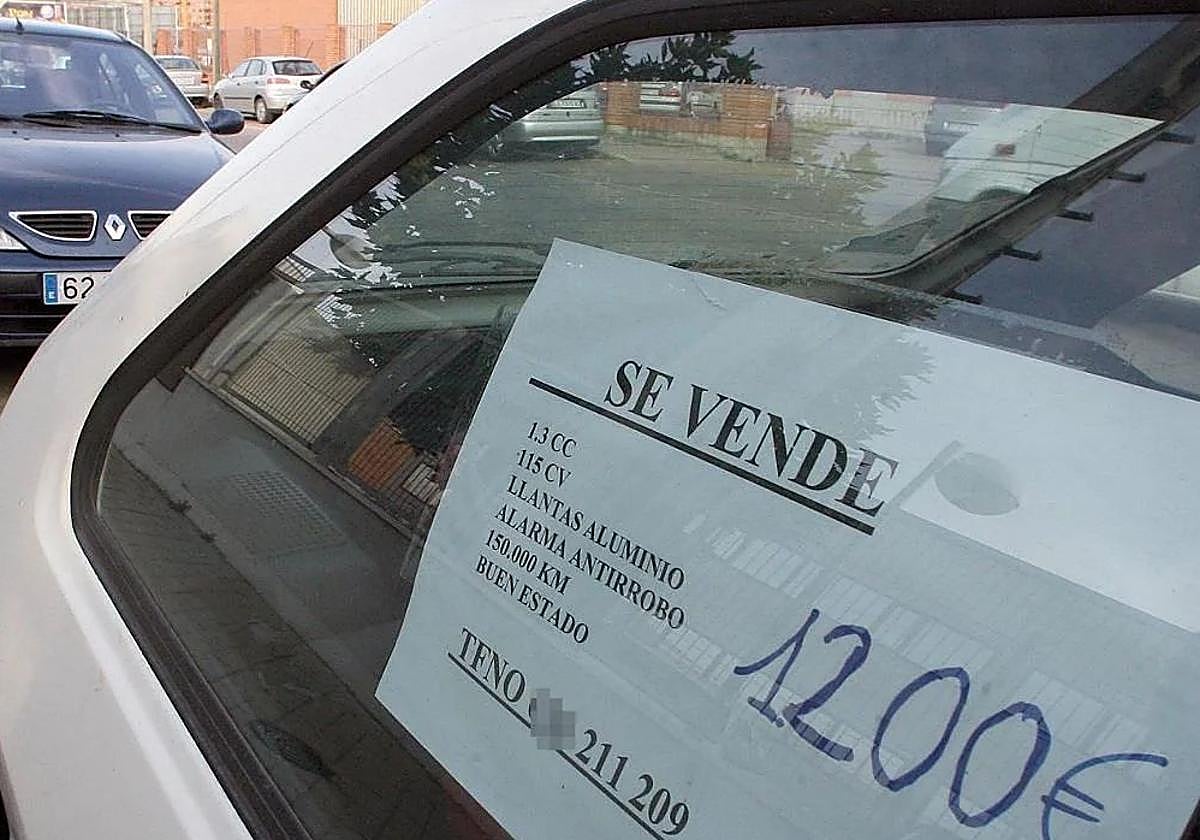 La venta de coches de segunda mano desciende por segundo mes consecutivo.
