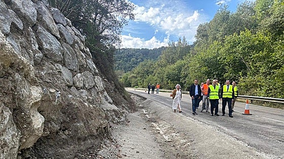 186.000 euros para acabar con los desprendimientos de tierras en una carretera del norte de Burgos