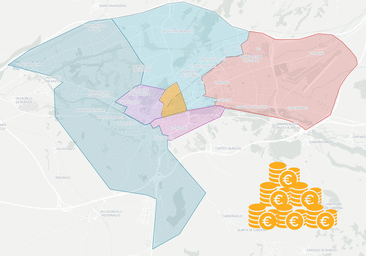Más de 13.000 euros de renta media separan al barrio más rico del más pobre en Burgos