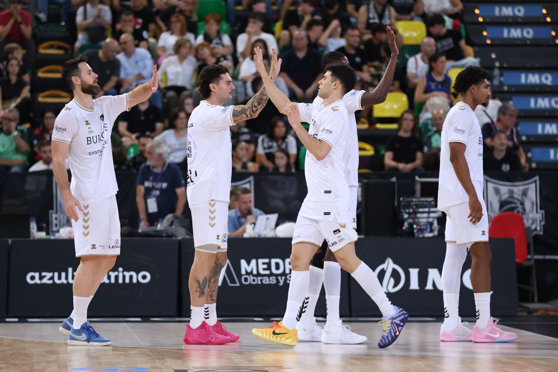 El encuentro del San Pablo Burgos frente al Bilbao Basket, en imágenes