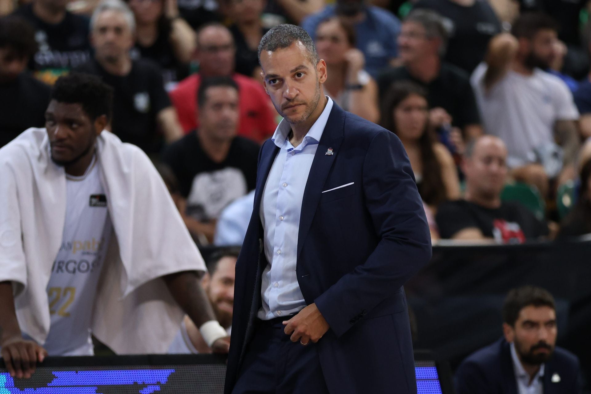 El encuentro del San Pablo Burgos frente al Bilbao Basket, en imágenes