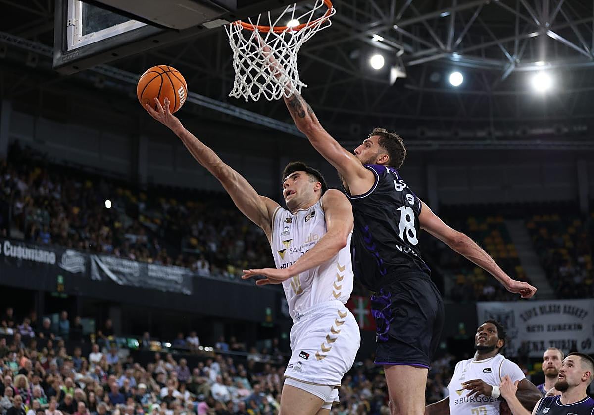 El San Pablo Burgos no pudo con el Bilbao Basket.
