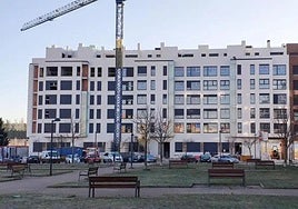 Edificio en construcción.