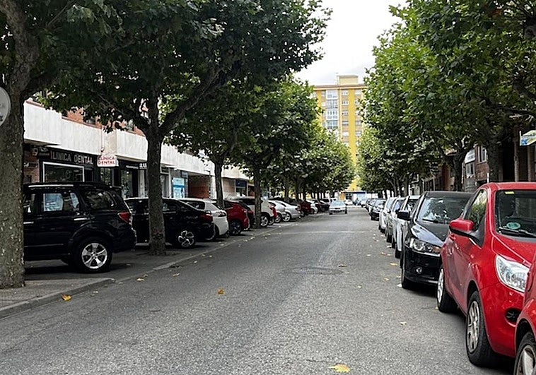Calle Barrio Gimeno en el barrio chamarilero.