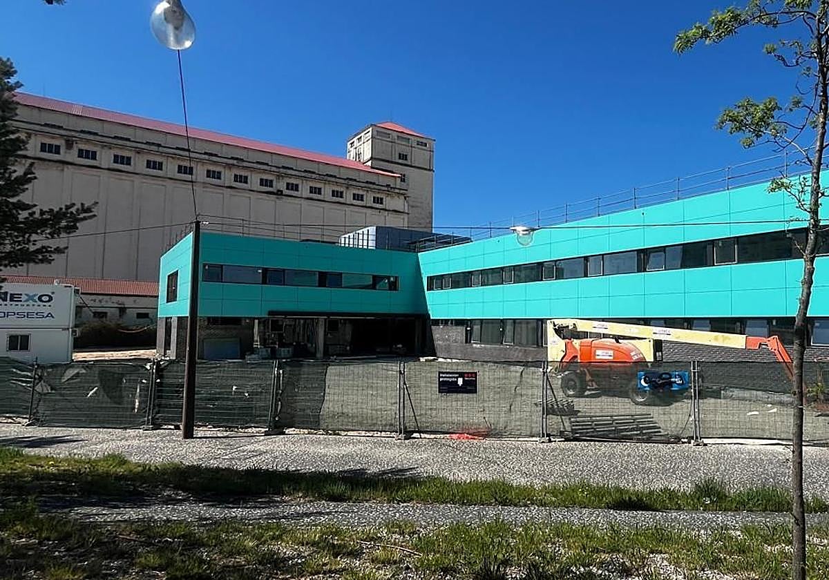 El nuevo centro de salud García Lorca de Burgos todavía en obras.