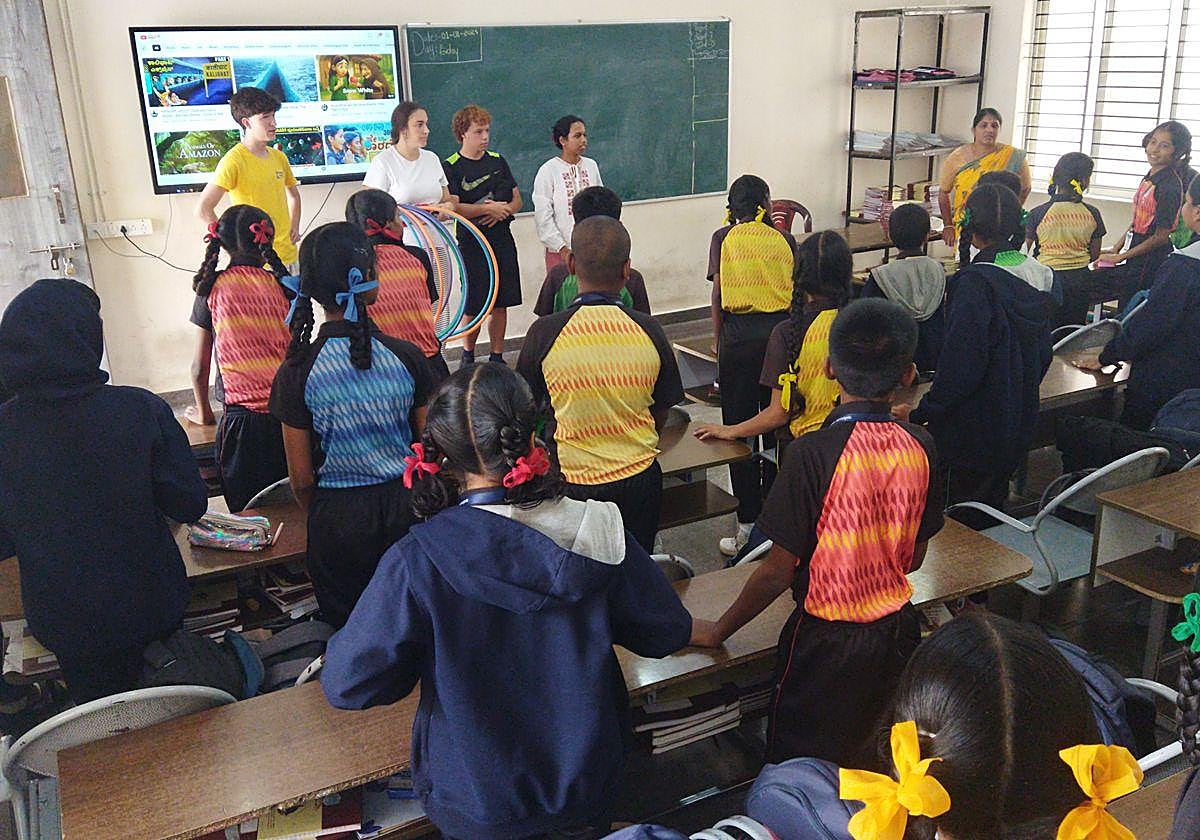 Estudiantes de la Facultad de Educación de la UBU participaron este año en el proyecto.