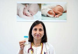 Raquel Izquierdo, pediatra y neotatóloga en el Banco de Leche Materna d Castilla y León.