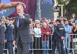 La visita del rey Felipe VI en Burgos, en imágenes