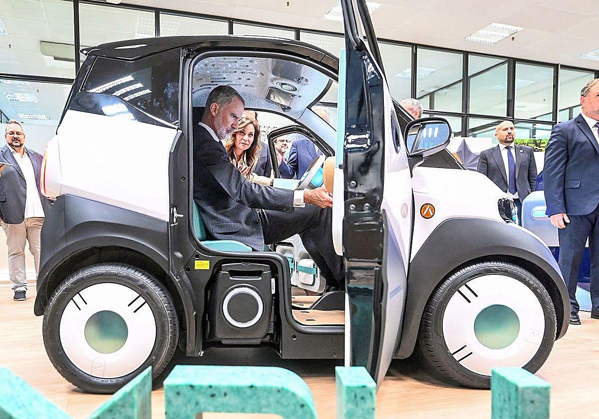 El rey Felipe VI en el Grupo Antolin.