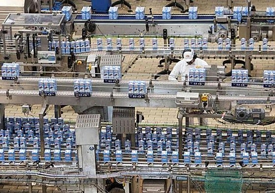 Imagen de archivo de uno de los centros productivos de Calidad Pascual.