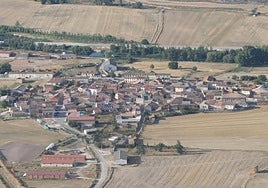 Vista de Peral de Arlanza, en Burgos.