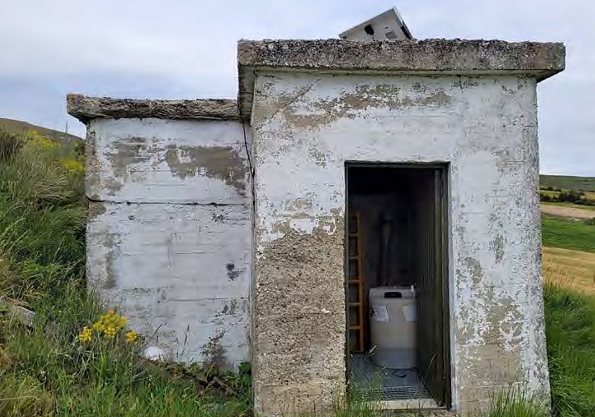 Depósito de Miñón en la actualidad.