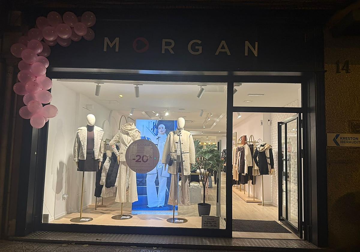 Fachada de la nueva tienda de Burgos, Morgan