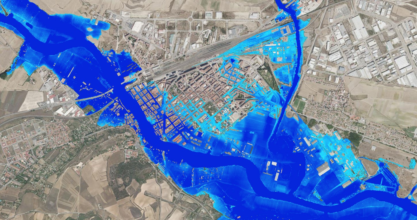 Mapas de riesgo por inundaciones de Burgos