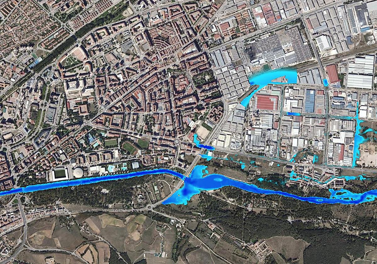 Mapas de riesgo por inundaciones de Burgos