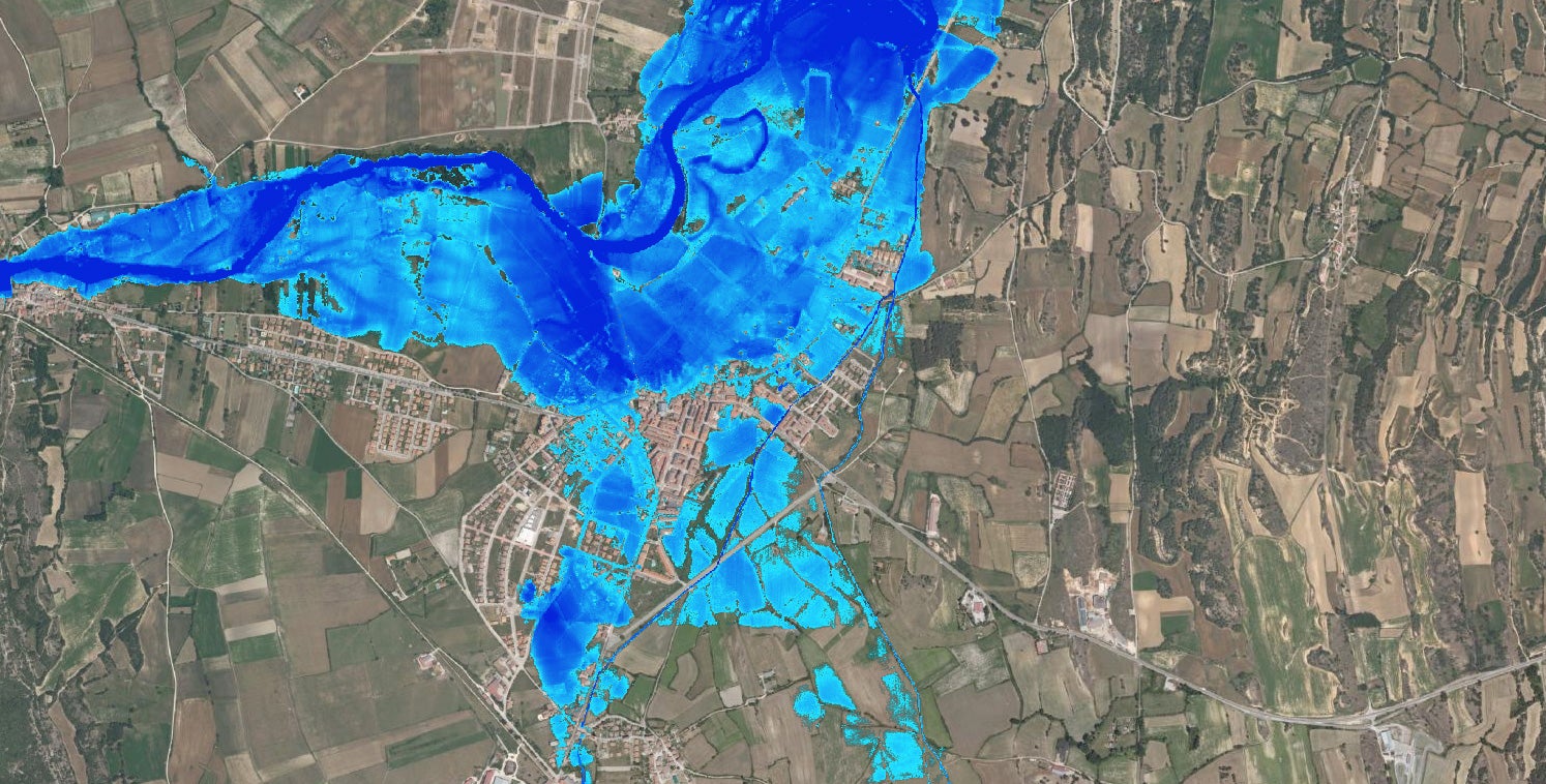Mapas de riesgo por inundaciones de Burgos