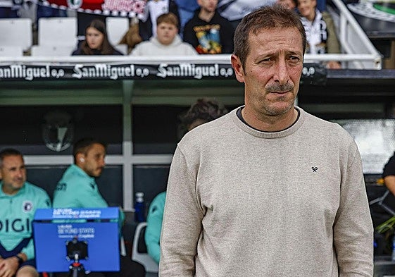 Ramis, en el área técnica de El Plantío.