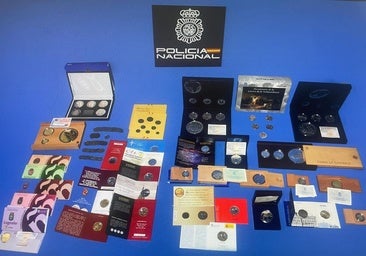 Dos detenidos tras robar monedas de plata por valor de 6.000 euros en Burgos