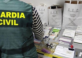 Incautación de medicamentos en la gran operación contra el tráfico de estos.
